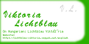 viktoria lichtblau business card